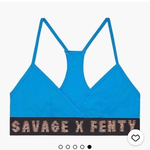 NWT Savage Fenty Blue Bralette Sz SM